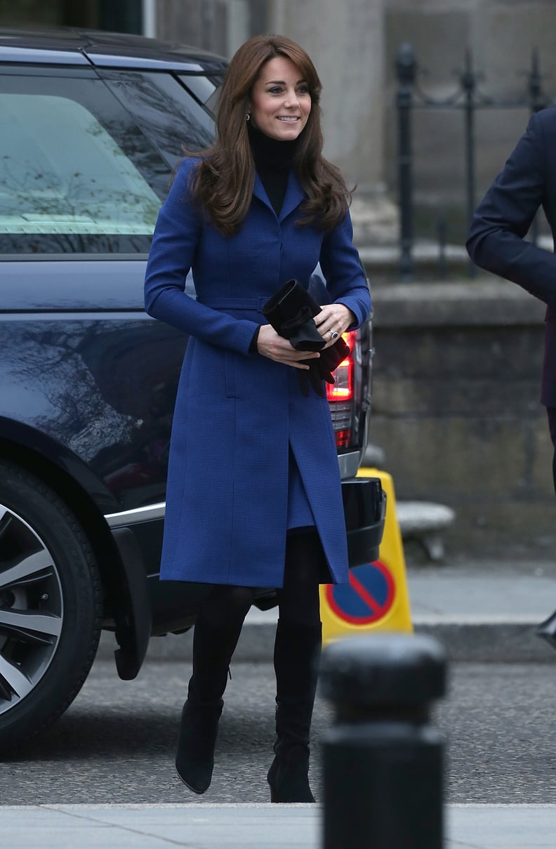 Kate Middleton in Christopher Kane Coat | POPSUGAR Fashion