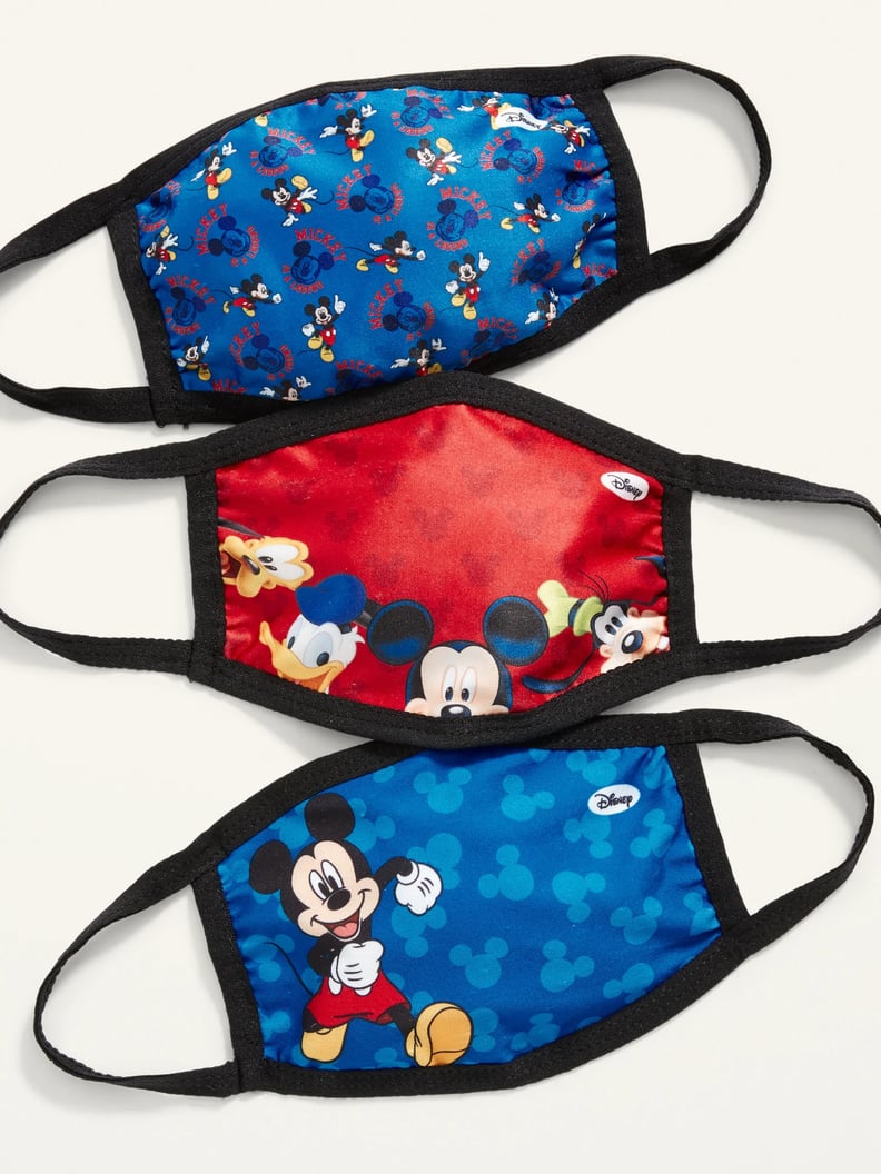 Old Navy 3-Pack of Licensed Pop Culture Contoured Face Masks For Kids — Mickey Mouse