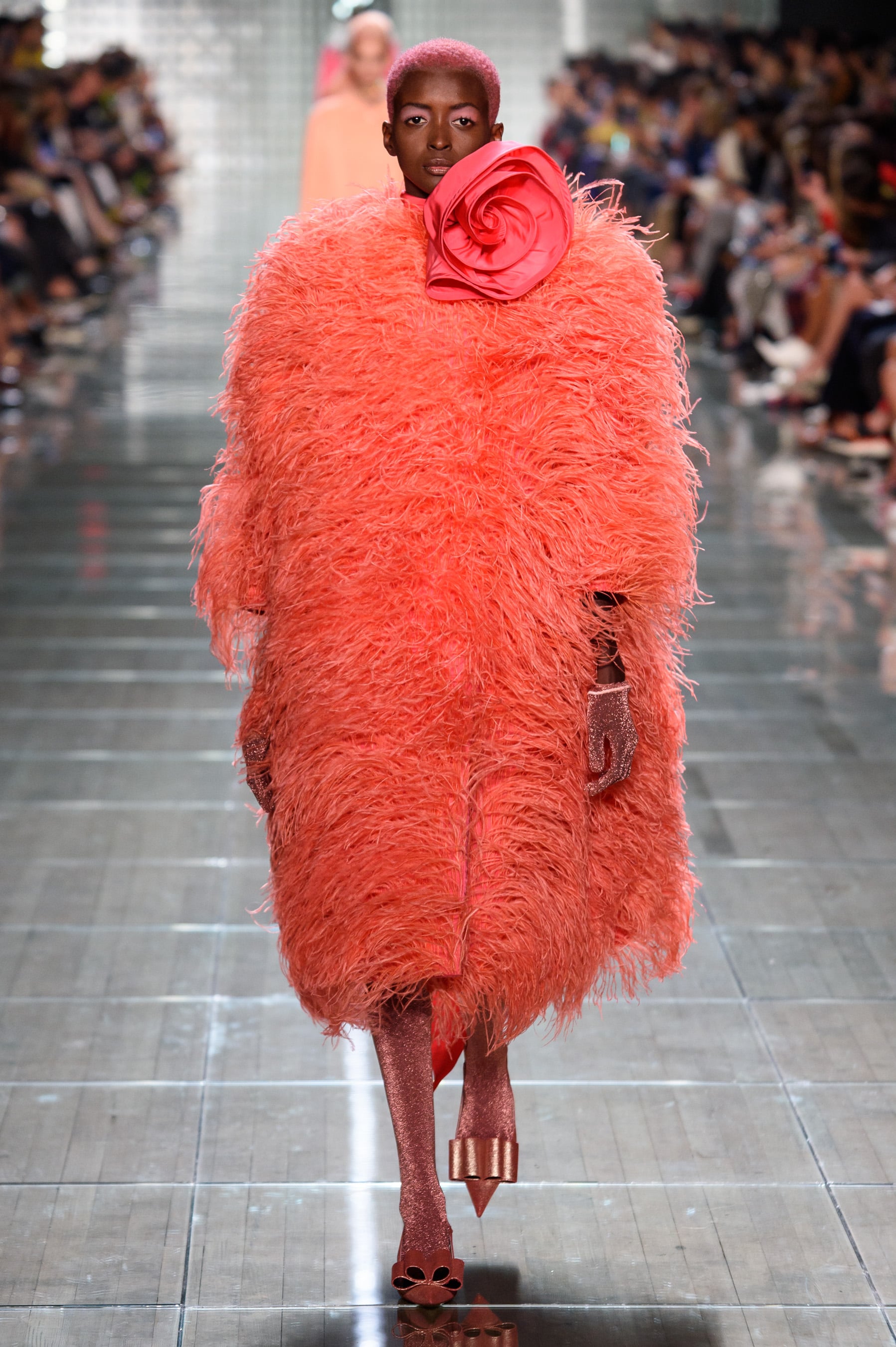 Marc jacobs fur hotsell coat