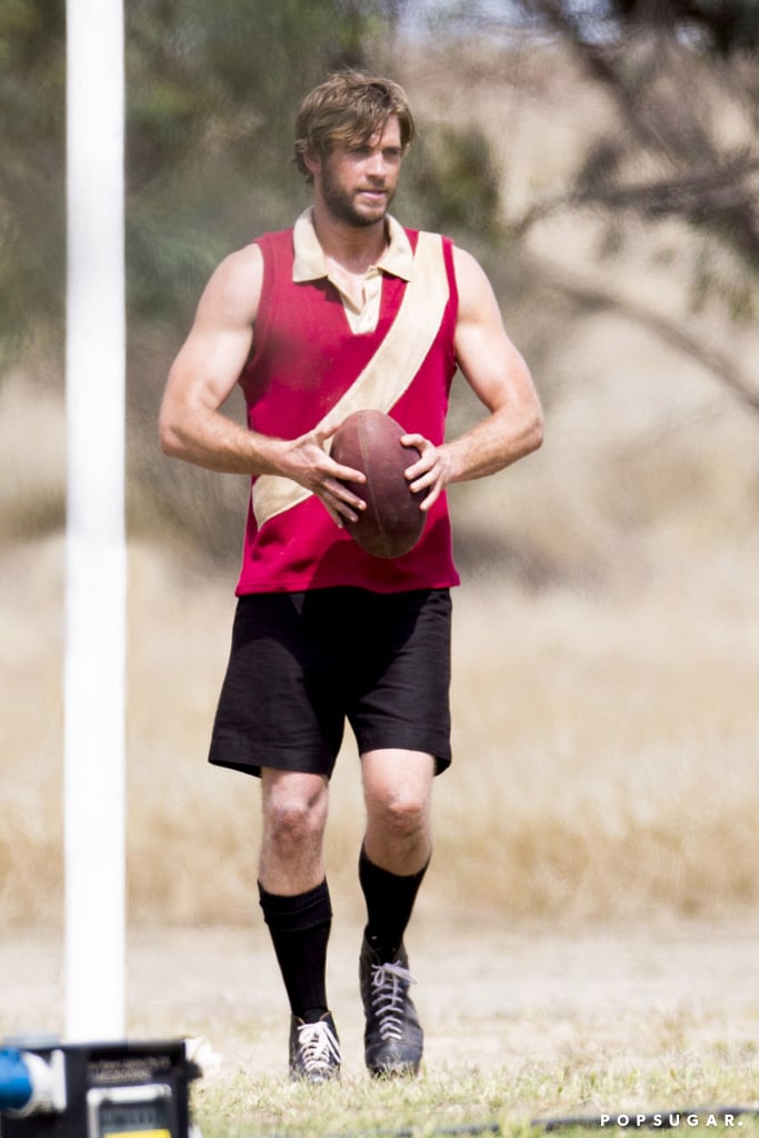Liam Hemsworth on the Set of The Dressmaker 2014
