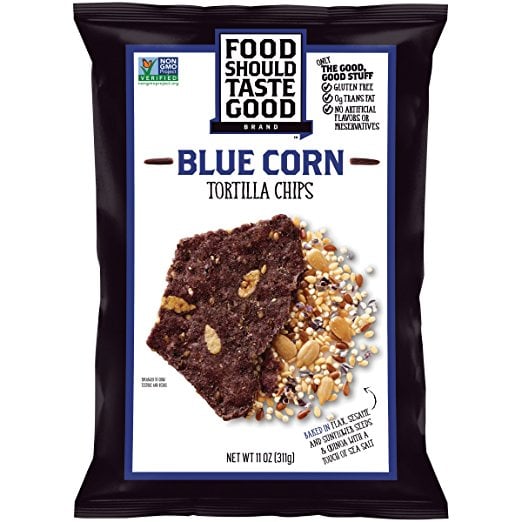 Food Should Taste Good Blue Corn Tortilla Chips