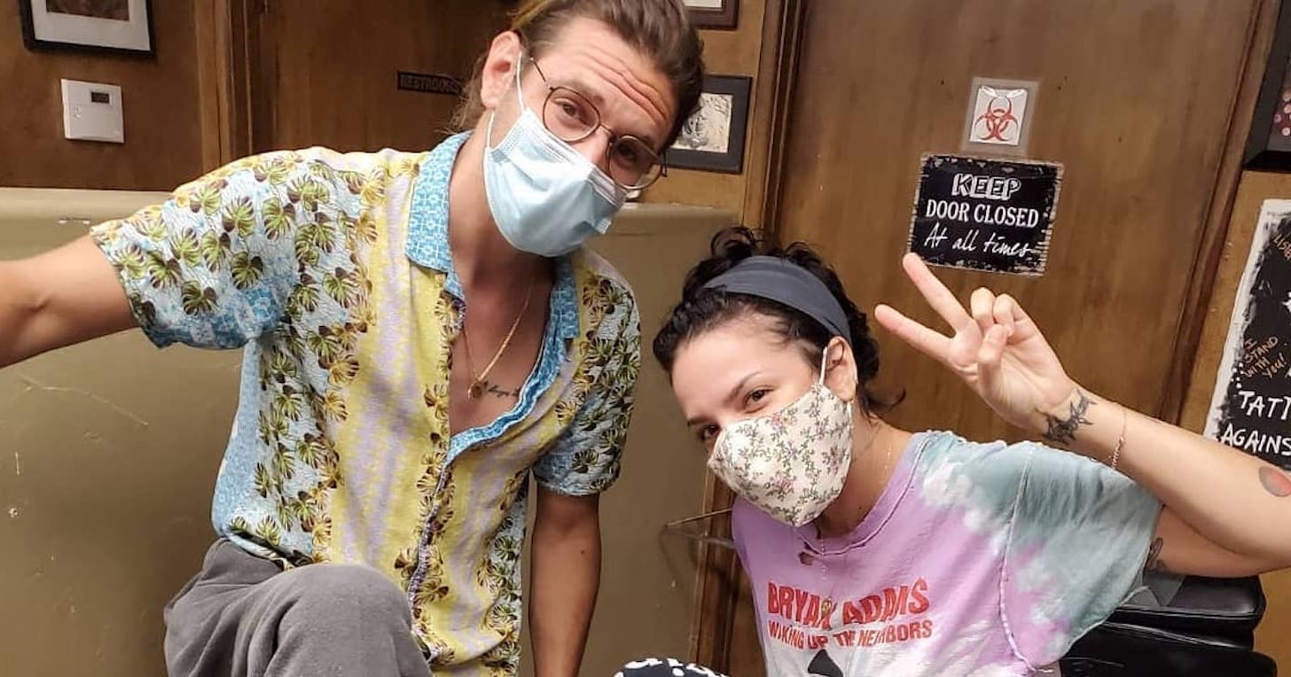 Halsey and Her Boyfriend Got Matching Tattoos Last Summer PS Beauty