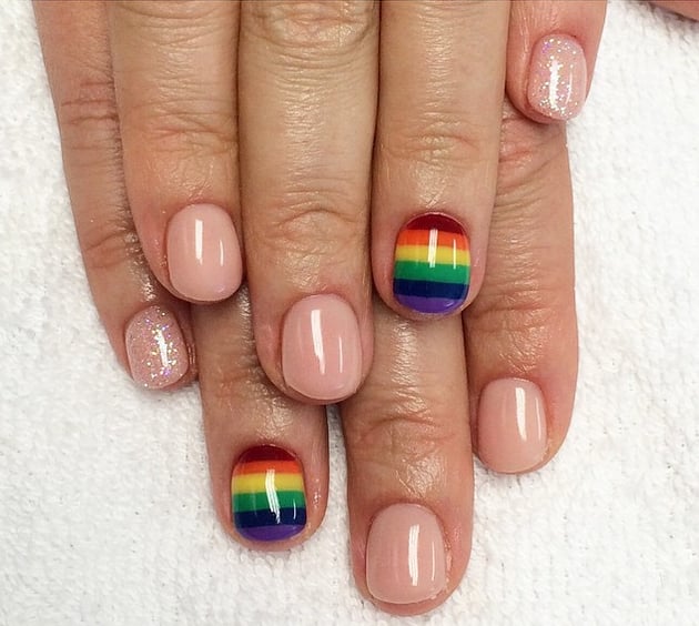Rainbow Nail Art Ideas | POPSUGAR Beauty