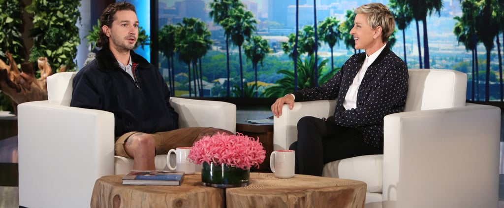 Shia LaBeouf on The Ellen DeGeneres Show October 2016