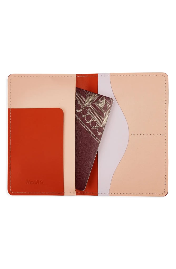 Best Stylish Passport Holder: MoMa Primary Recycled Leather Passport Case
