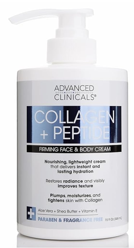 Advanced Clinicals Collagen Lotion + Peptide Cream