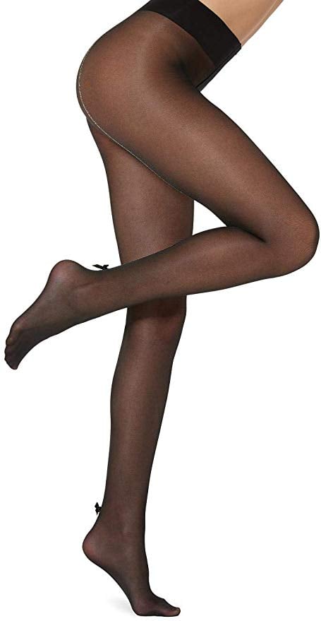 Our Pick: Calzedonia Womens Glitter tights with line at the back and bow detail
