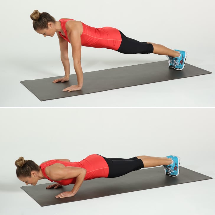 Triceps Push Up Bodyweight Exercises For Strong Arms Popsugar 3436