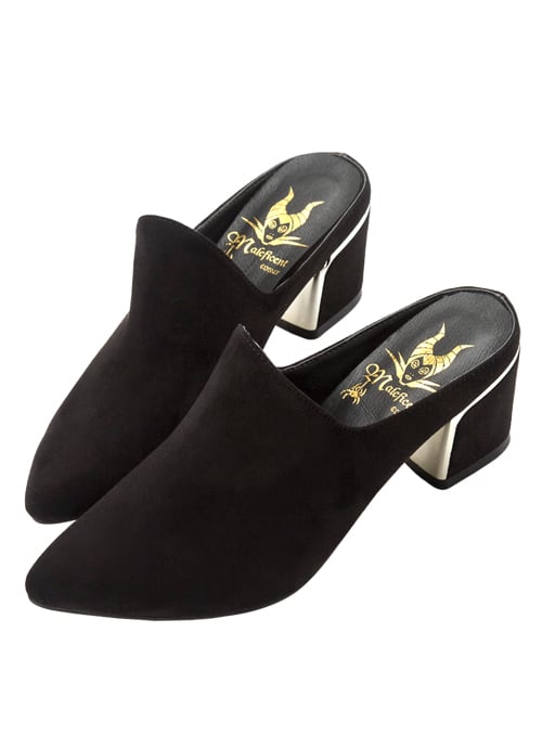 Maleficent Pointed-Toe Mule Heel ($33)