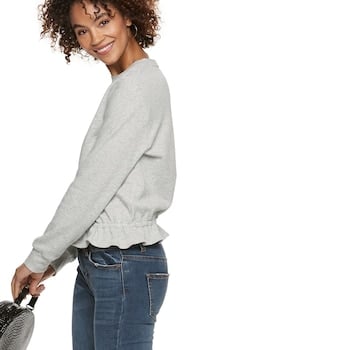 Peplum Sweatshirt