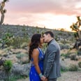 This Sunset Vow Exchange in the Desert Was Unbelievably Romantic
