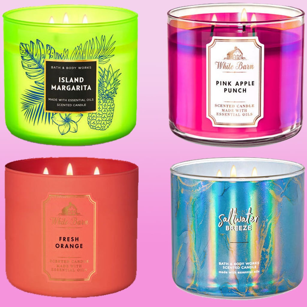 scented candles bath and body works