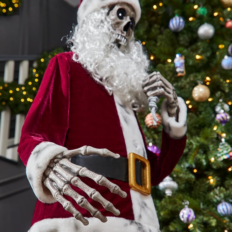 Home Depot's Animated LED Skeleton Santa Claus