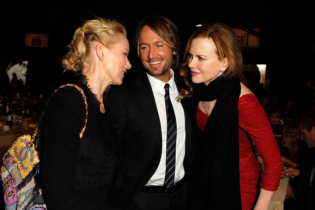 Naomi chatted with Nicole and her husband, Keith Urban, at the Independent Spirit Awards in February 2011.