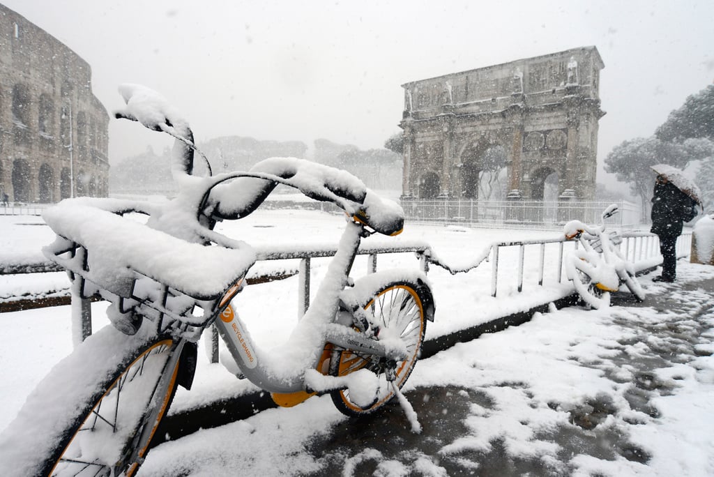 Rome Snow Photos