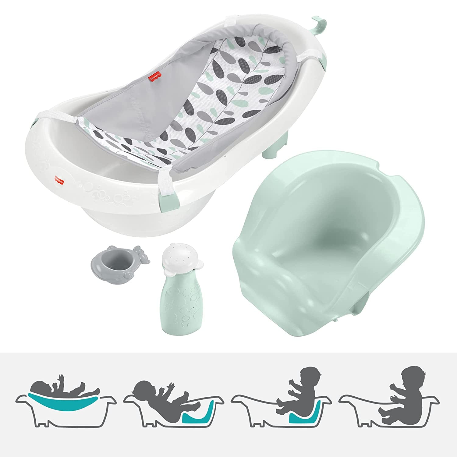 Best Baby Bathtub: Fisher-Price 4-In-1 Sling 'N Seat Tub ...