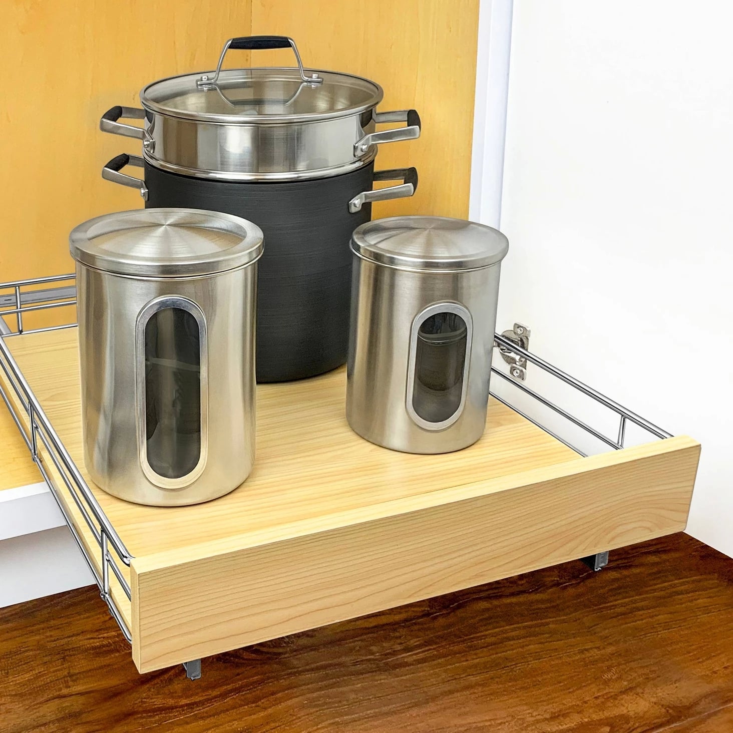 Lynk Professional Chrome Kitchen Cabinet Organizer 50