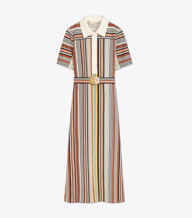 Tory Burch Striped Polo Dress | 43 Stylish Summer Work Dresses That Are HR  Approved | POPSUGAR Fashion Photo 18