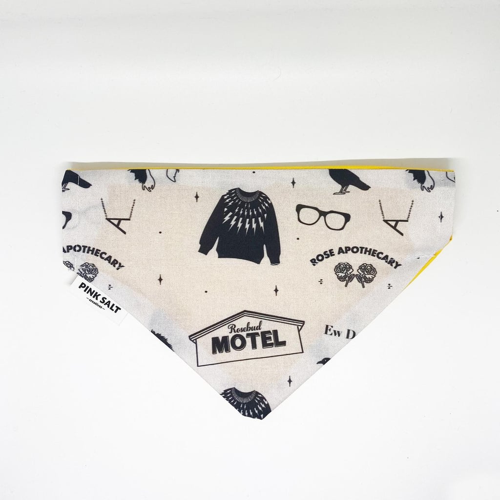 Schitt's Creek Reversible Over the Collar Dog Bandana