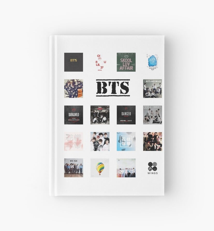 BTS Albums Hardcover Journal