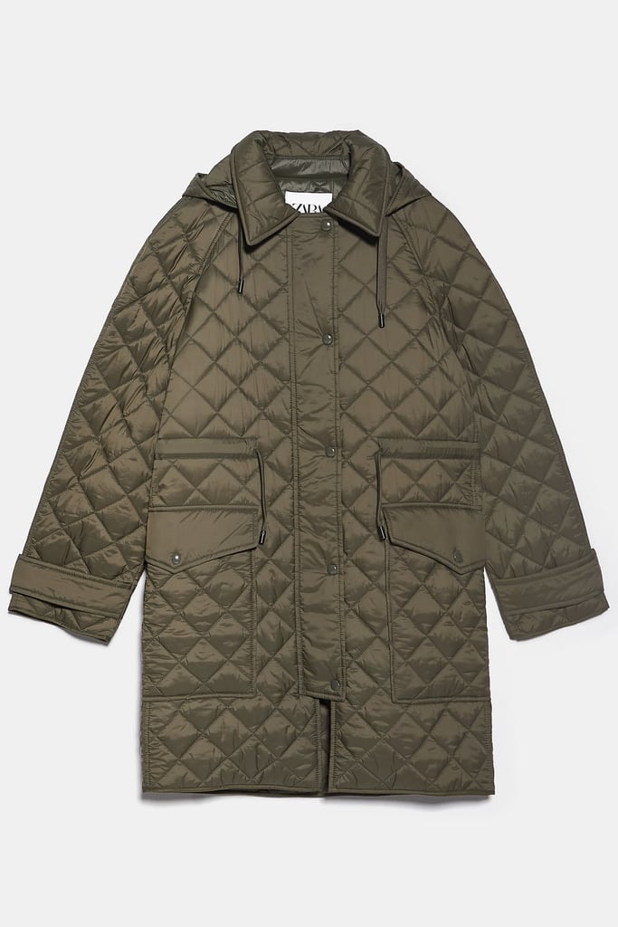 Zara Padded Jacket With Pockets