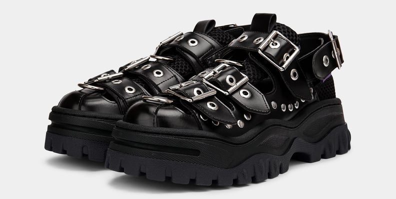 Eytys Athena Leather Black Sandals
