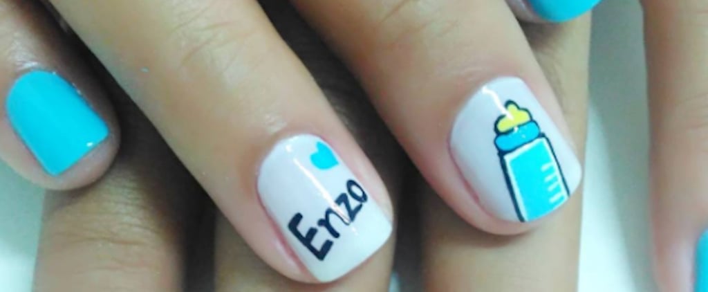 Gender Reveal Nail Art Ideas
