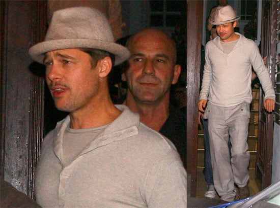 Photos of Brad Pitt and Diane Kruger Meeting with the Inglorious Bastard Cast in Germany Photos of Brad Pitt and Diane Kruger Meeting with the Inglorious Bastard Cast in Germany
