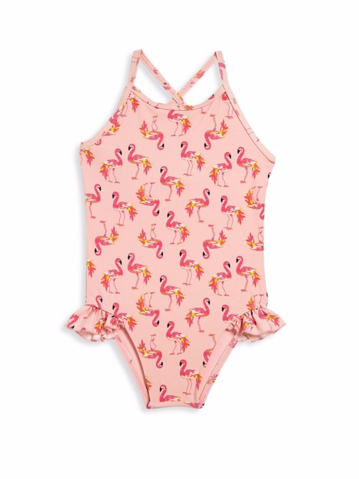 Egg Baby Flamingo One-Piece Swimsuit