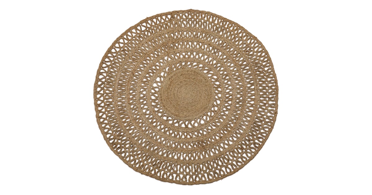 Round Jute Area Rug Drew Barrymore Flower Home at Walmart POPSUGAR