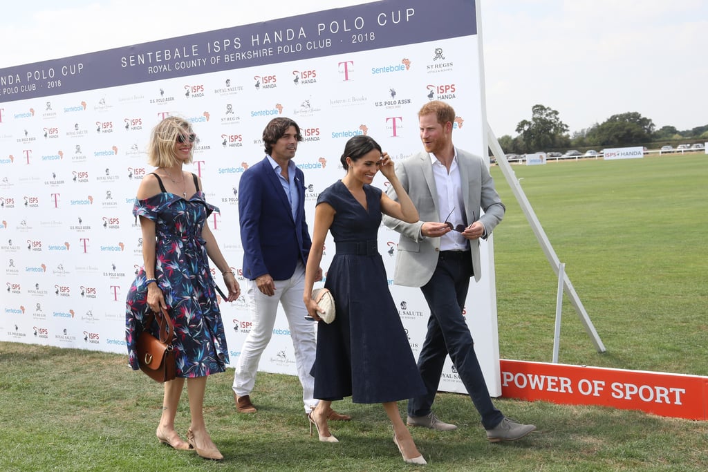 Prince Harry and Meghan Markle at Sentebale Polo 2018