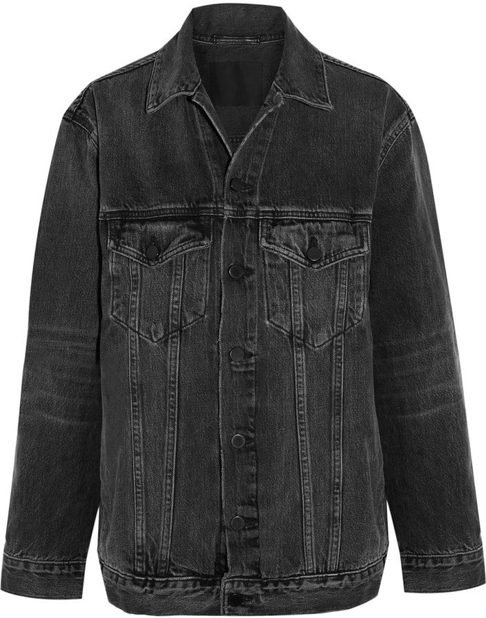 Oversize Denim Jacket Trend | POPSUGAR Fashion