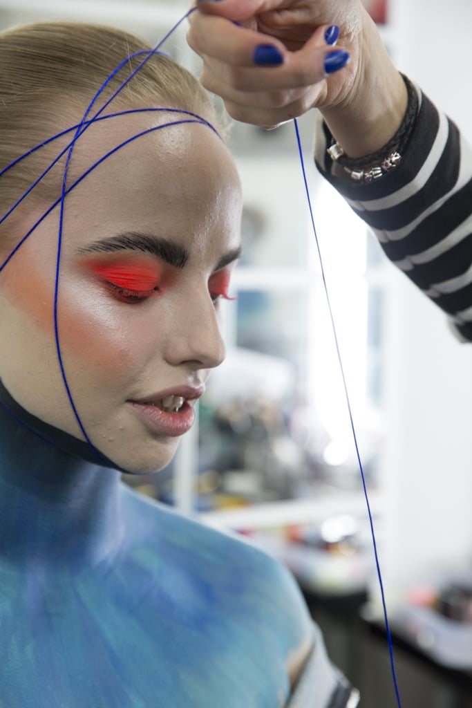 Makeup Face Art Inspired by Fish