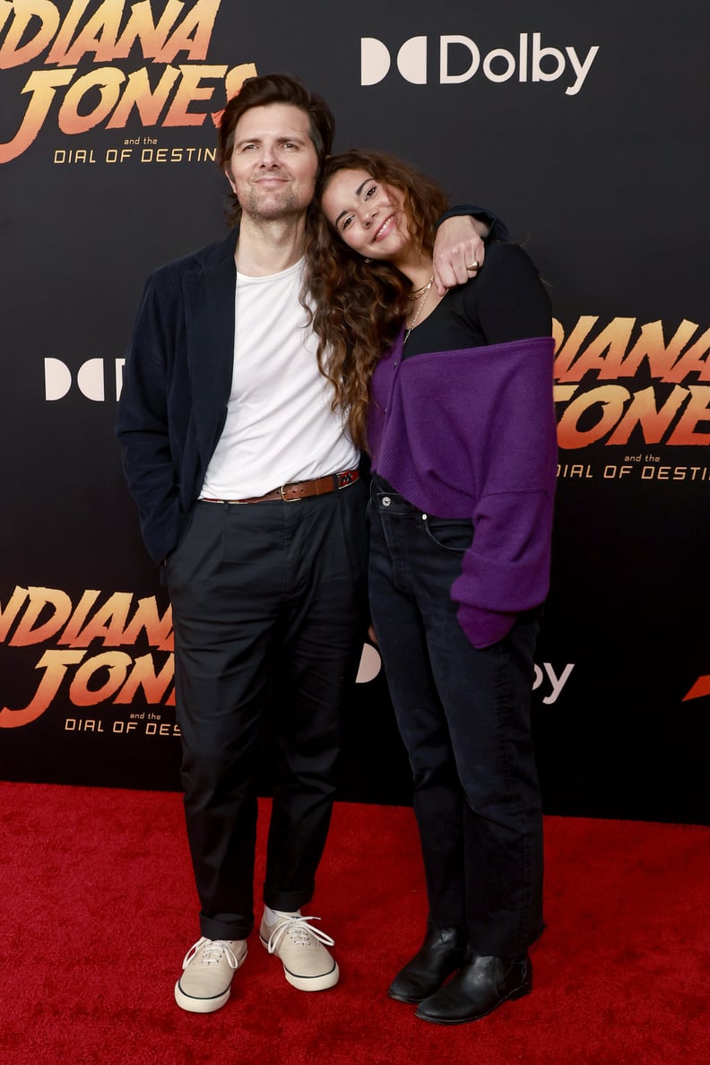 Adam and Frankie Scott at the "Indiana Jones and the Dial of Destiny" Premiere