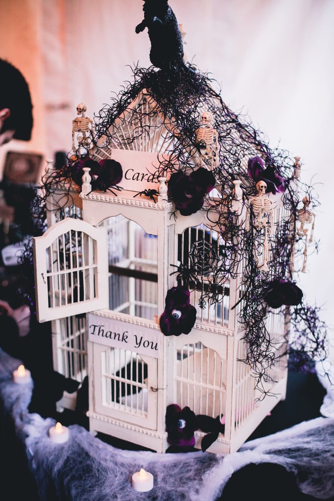 This Backyard Wedding Had Charming Rustic Halloween Decor