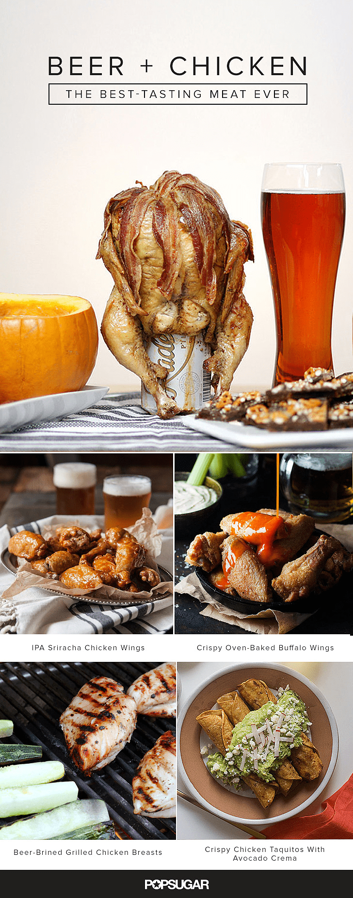 Get the recipes: beer plus chicken recipes