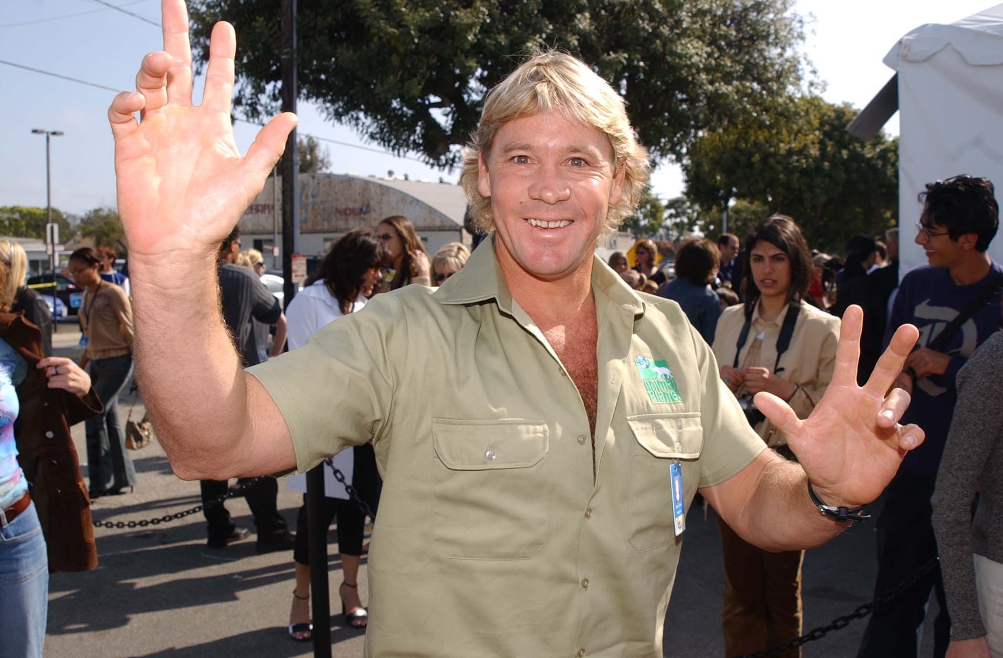 steve irwin footage of death