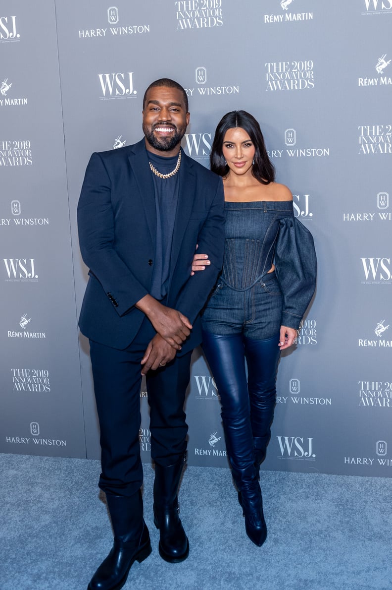 Kim Kardashian and Kanye West at the WSJ. Magazine 2019 Innovator Awards