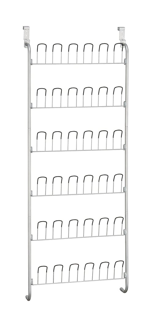If you're a sneakerhead, the Organise It All Over-The-Door 18 Pair Hanging Wire Shoe Rack ($19) is the perfect choice. It holds up to 18 pairs, so you can display your collection and save space at the same time.