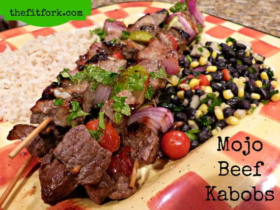 Mojo Beef Kabobs  - The Fit Fork
