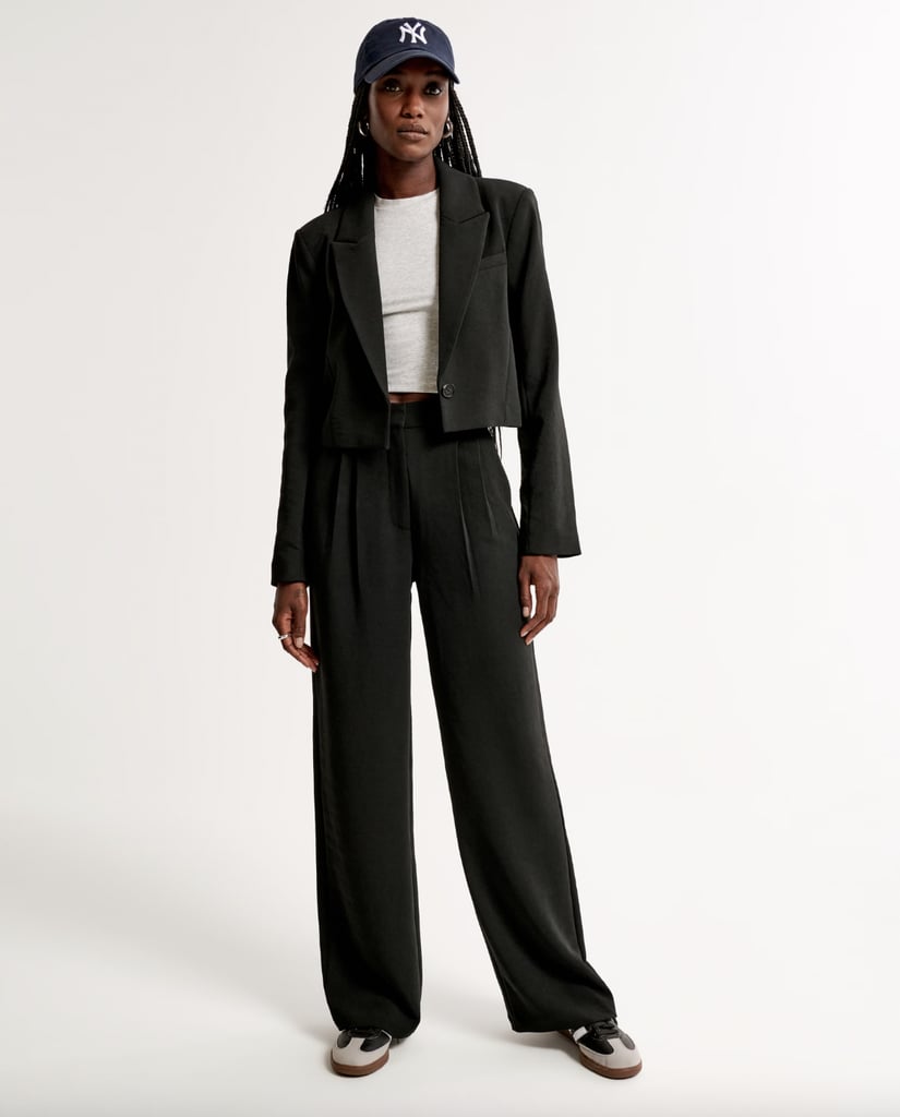 A&F Sloane Tailored Premium Crepe Pants