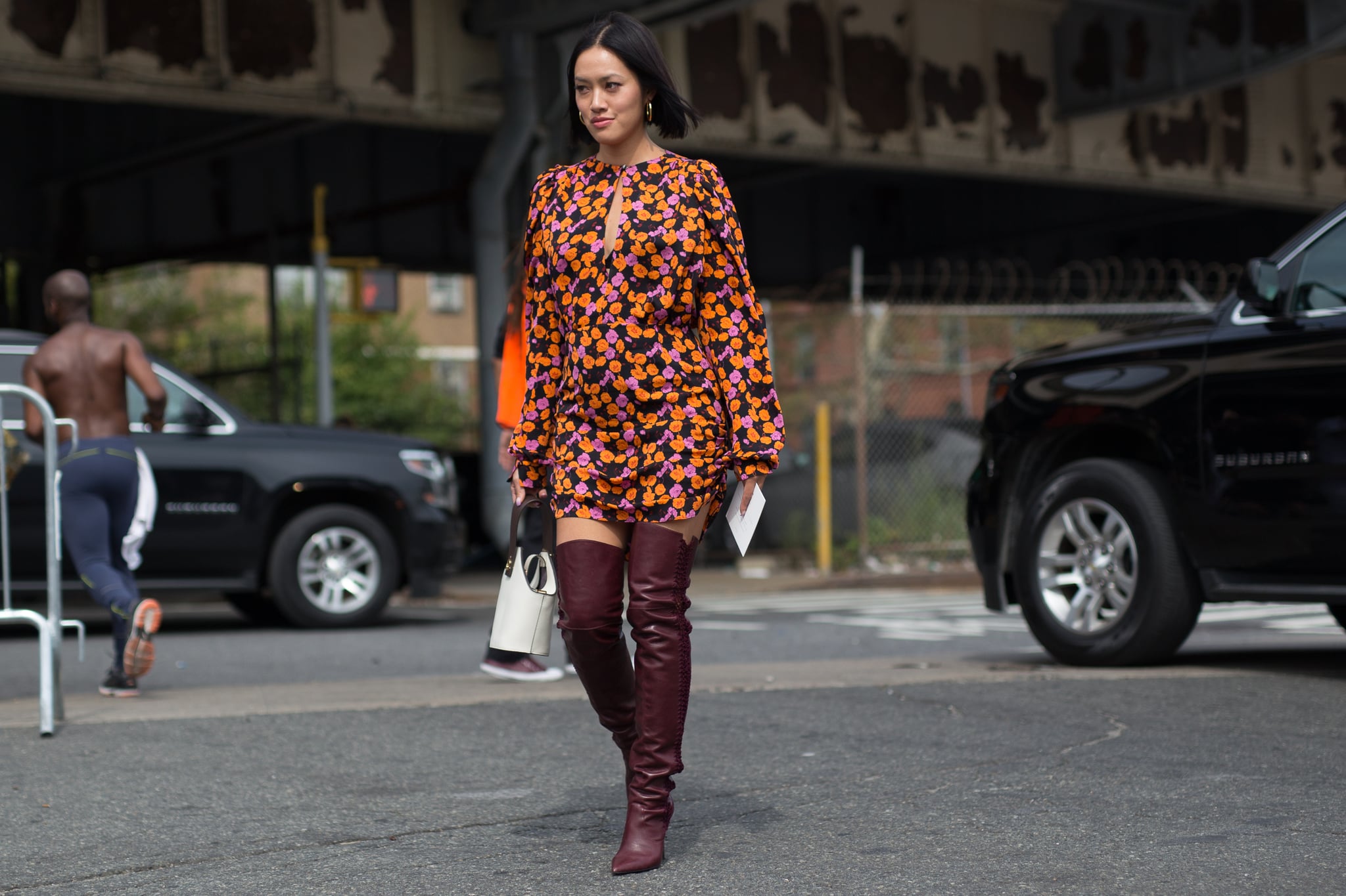 boots with summer dresses