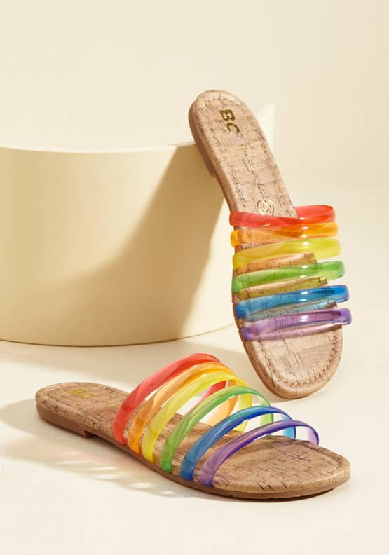 Rainbow Shoes 2018 POPSUGAR Fashion