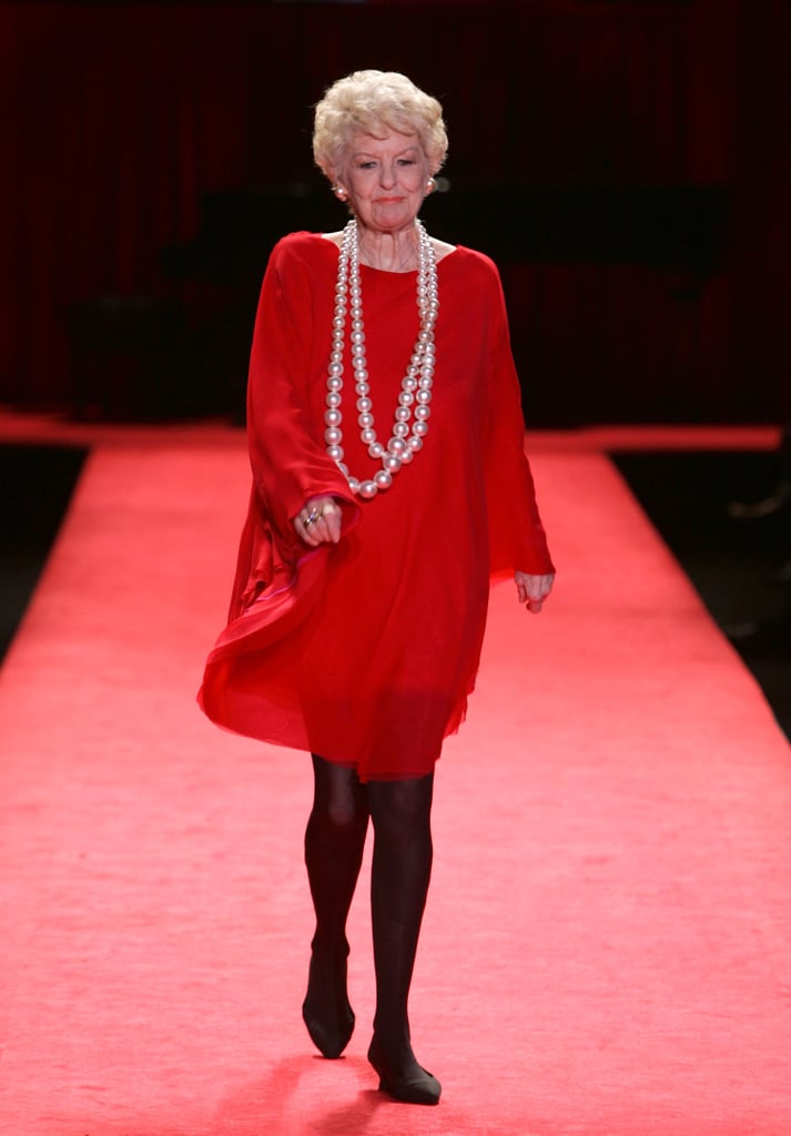 Elaine Stritch at the Fall 2006 Heart Truth Runway Show