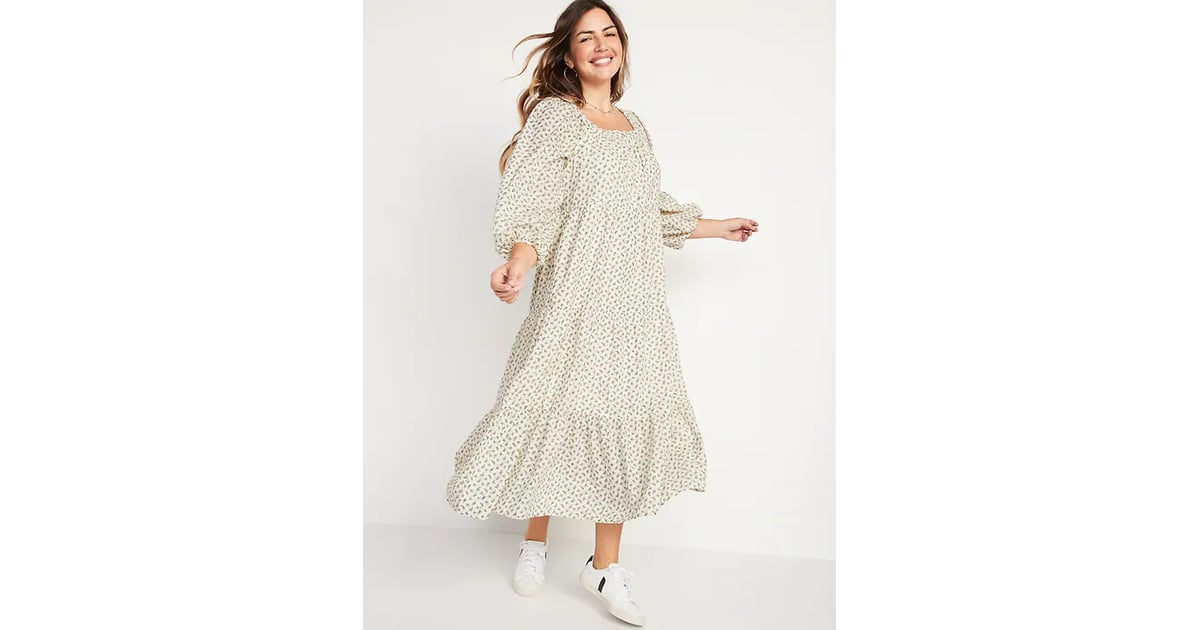 Button down deals swing dress