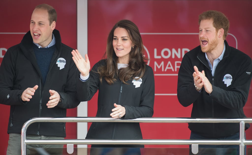 The British Royals at London Marathon April 2017