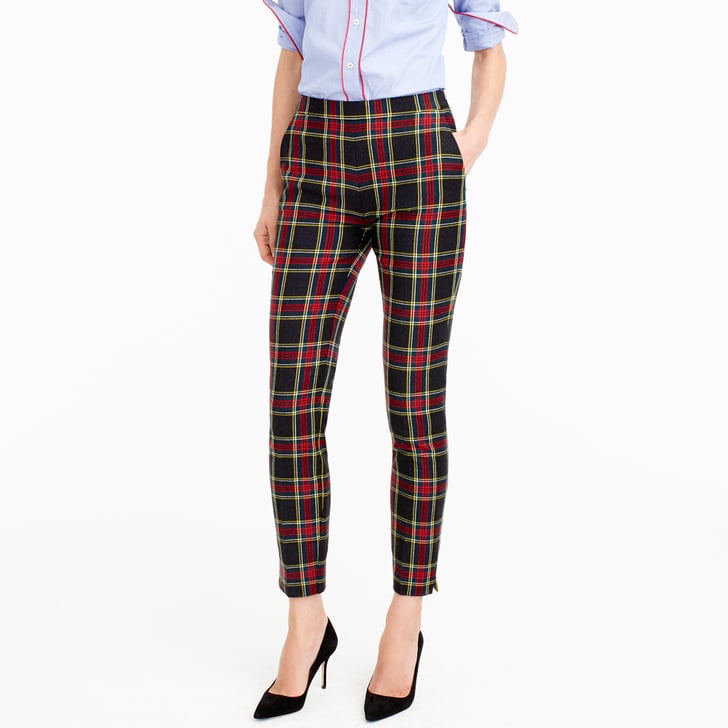 J.Crew Martie Pant in Stewart Plaid ($128) | Fall 2017 Runway Trends to ...