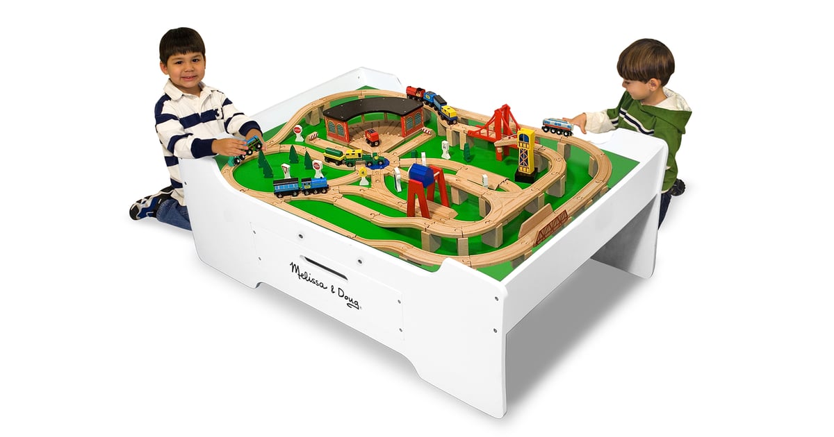 melissa and doug train set table