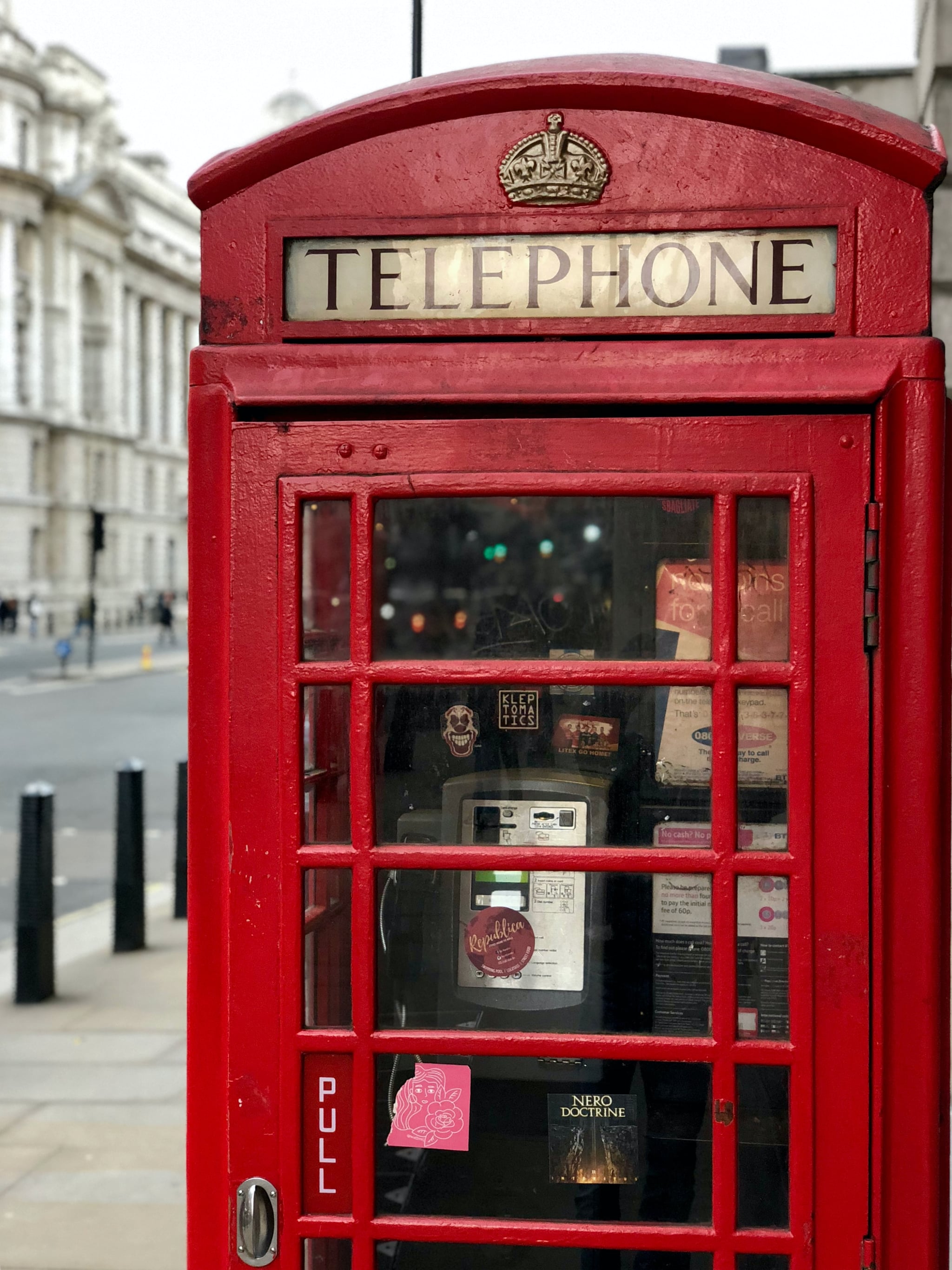 London Phone Booth Necklace