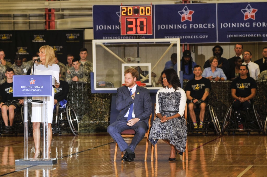 Prince Harry and Michelle Obama at Invictus Games Event 2015